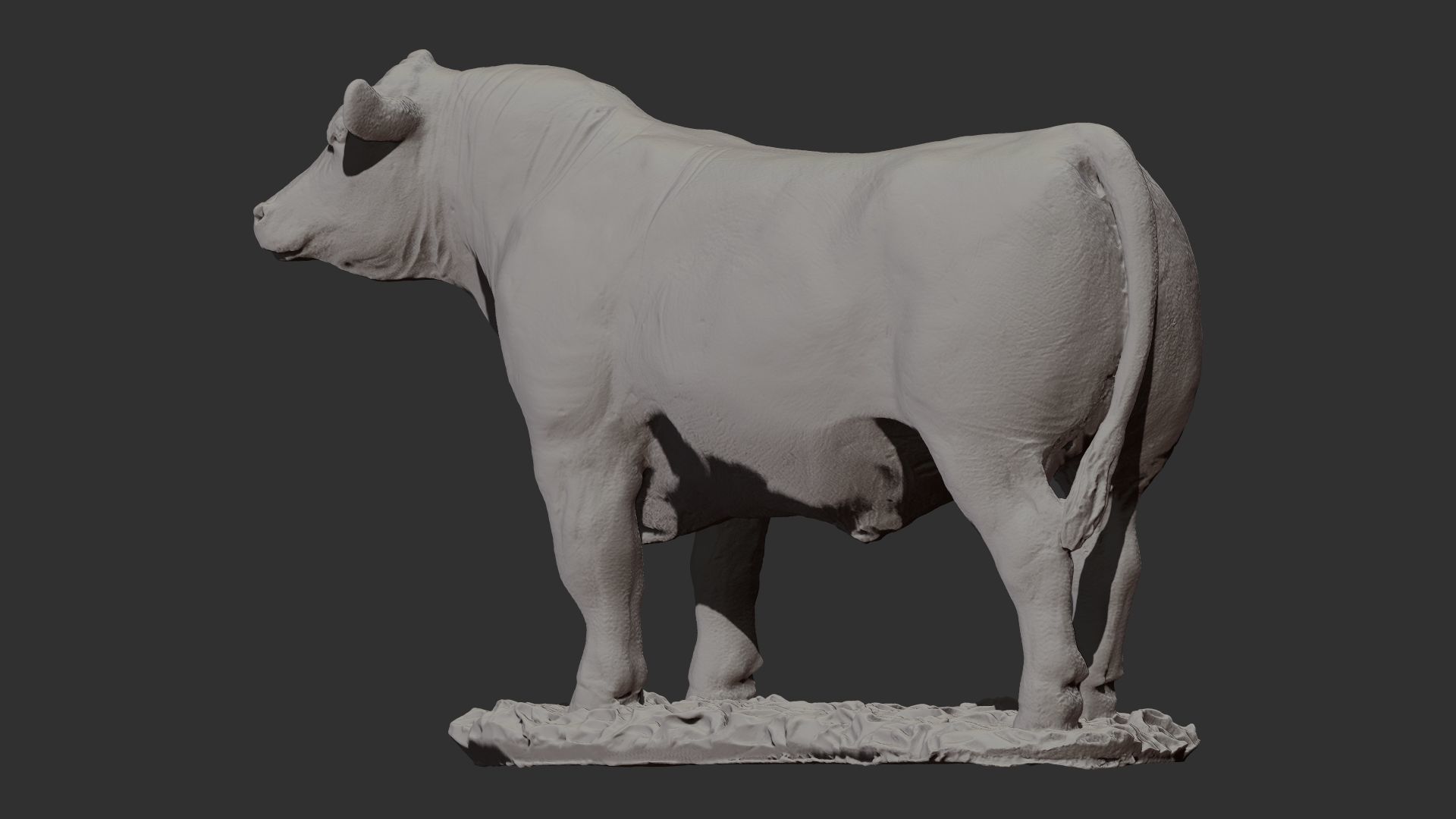 cow 3d print 3D print model_3