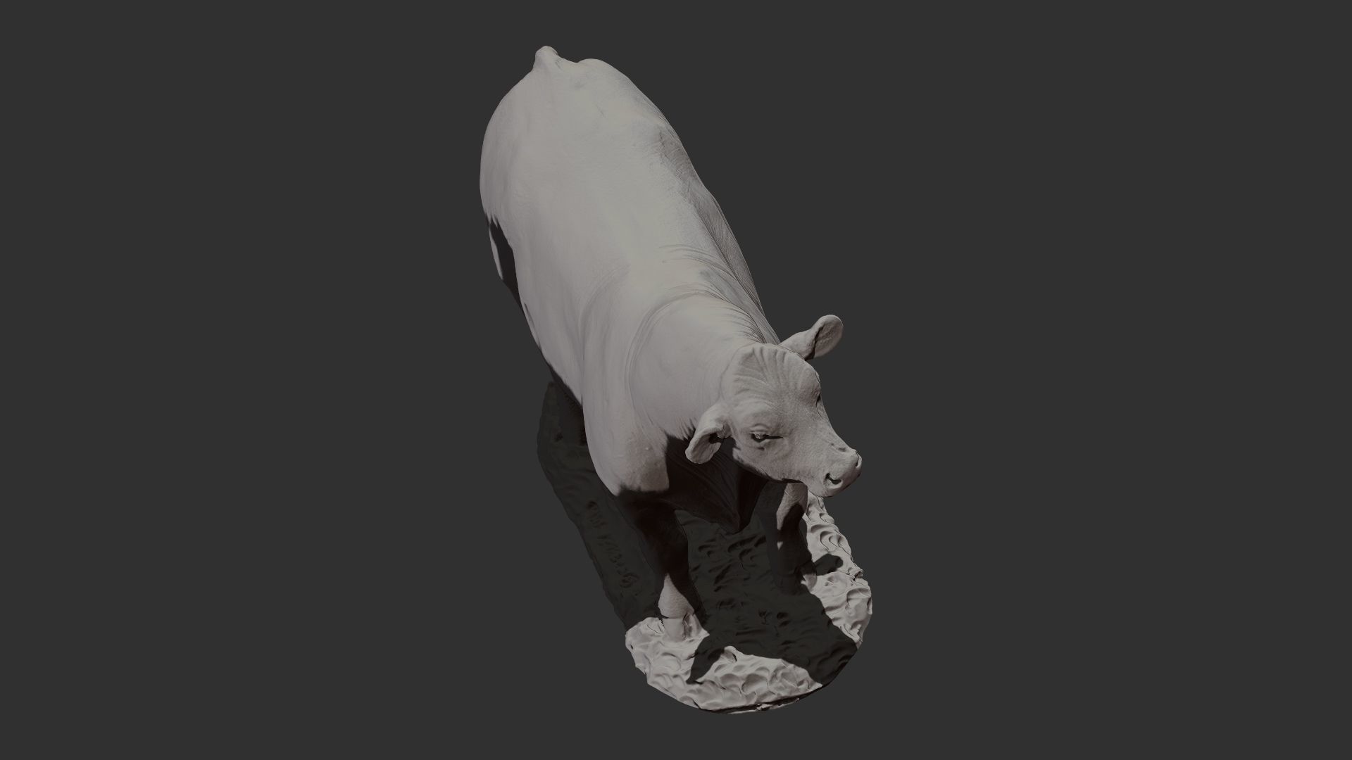 cow 3d print 3D print model_5