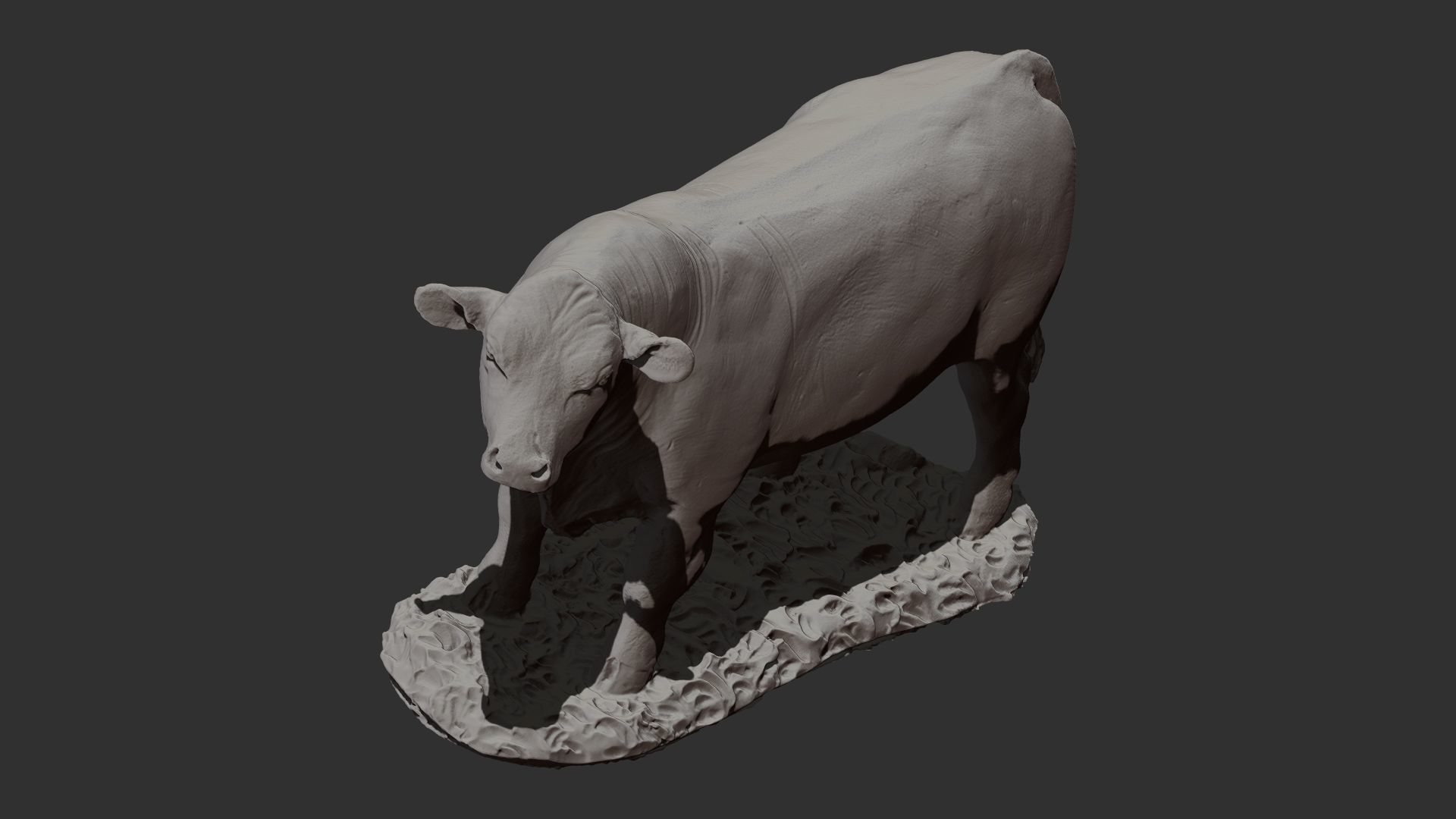 cow 3d print 3D print model_2