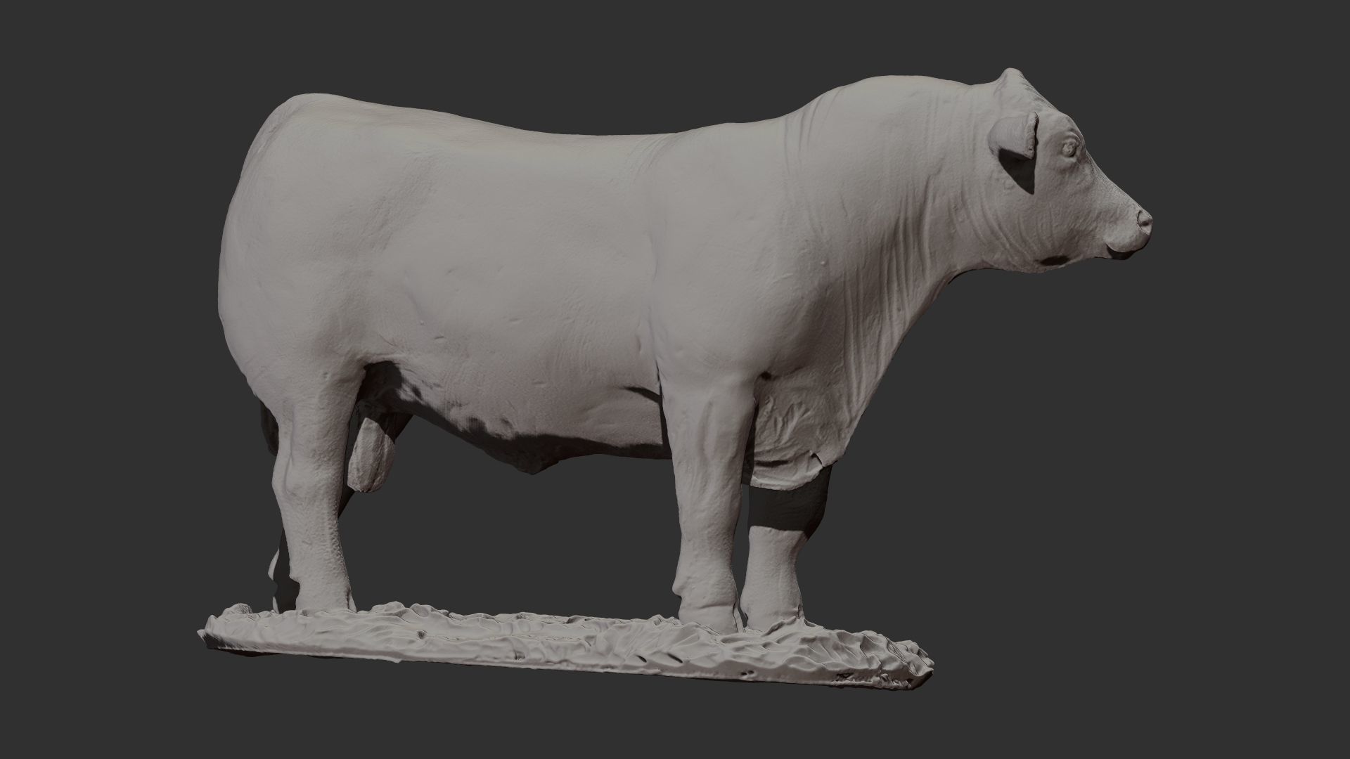 cow 3d print 3D print model_4