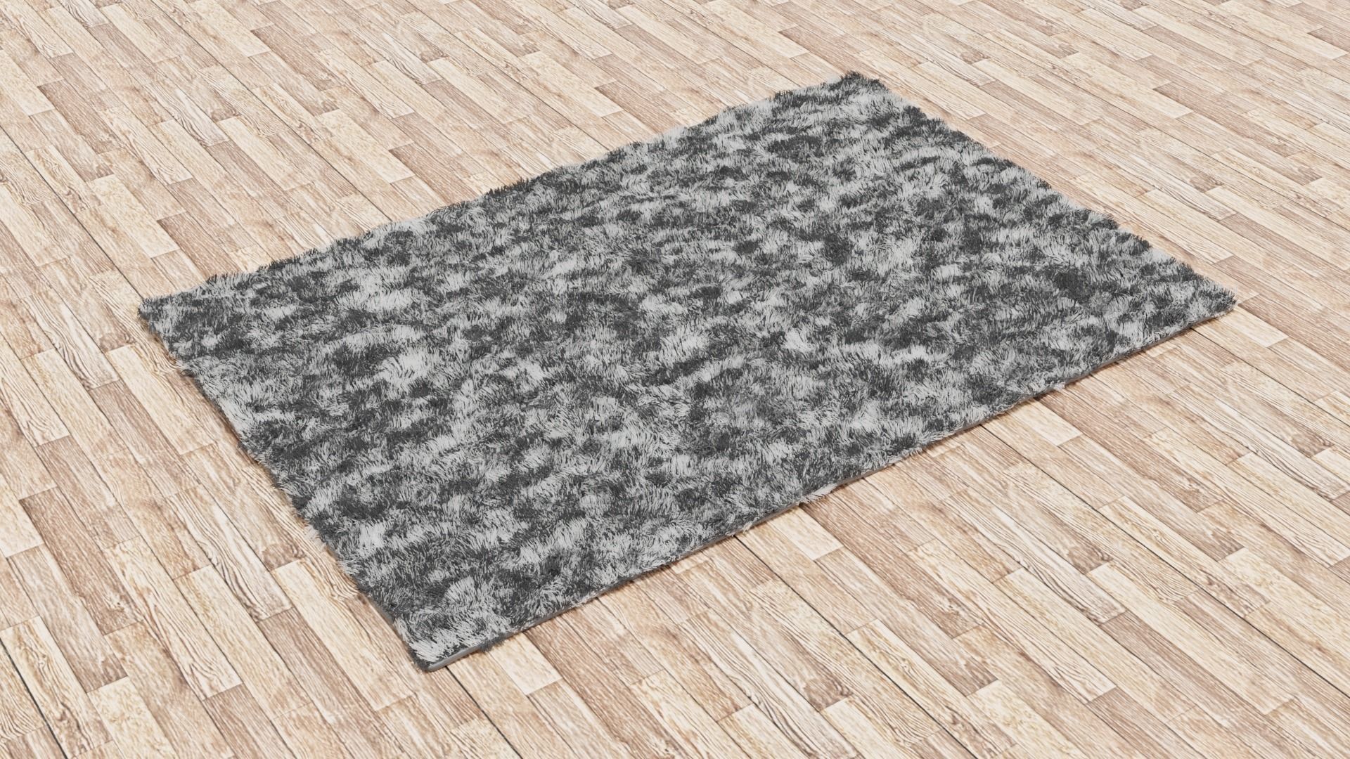 Shaggy Carpet 3D model_1