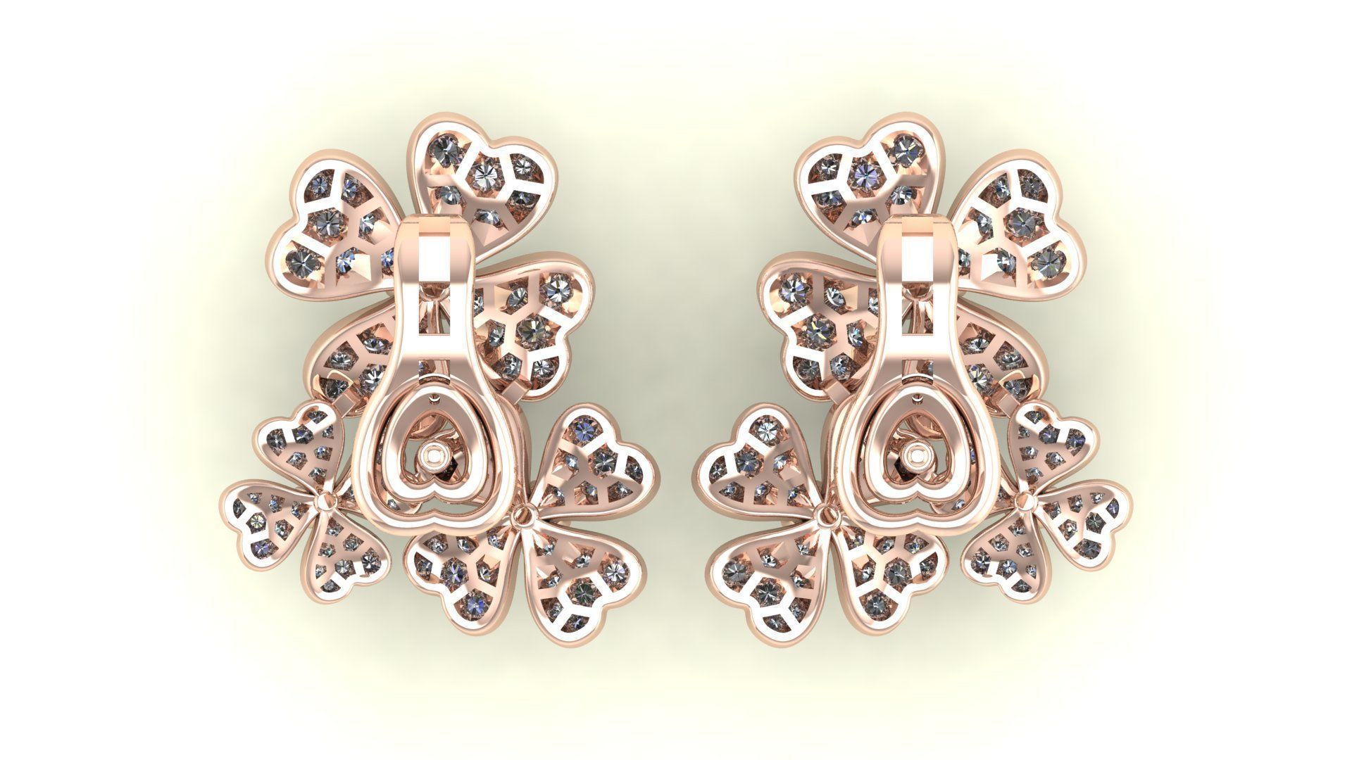 lucky clover 3D print model_4