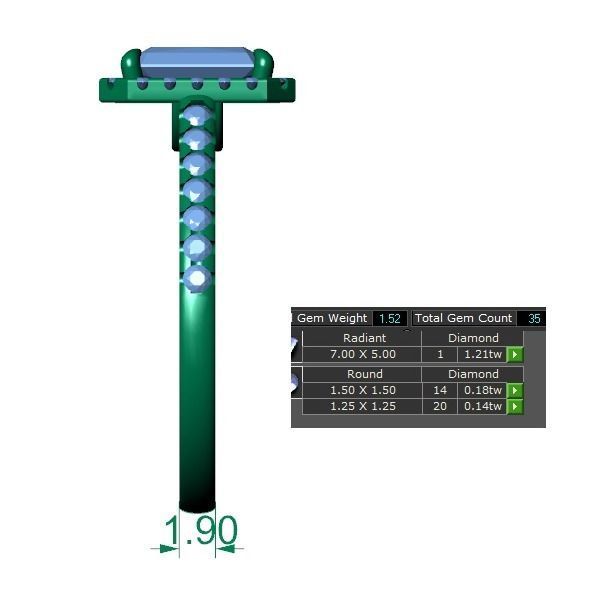 Rediant Ring 3D print model_3