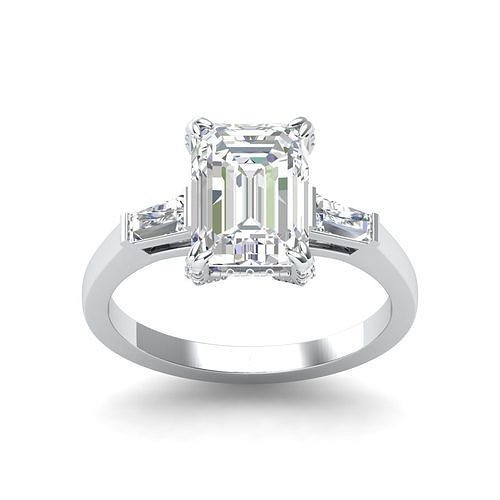 Emerald Ring 3D print model