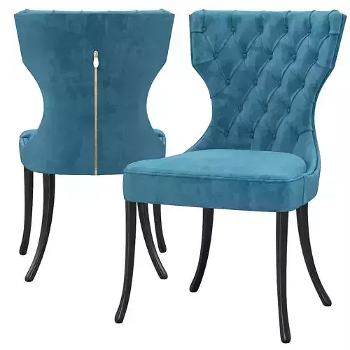 vittoria frigerio adda capitonne chair 3d model