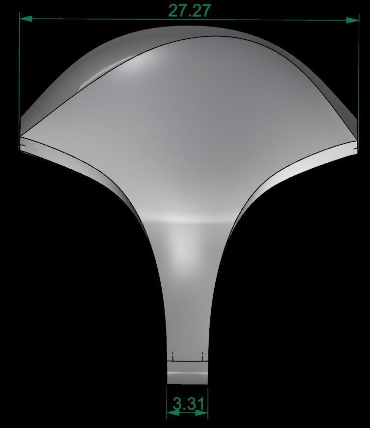 POLISHED FUSION RING-R14- 3D print model_6