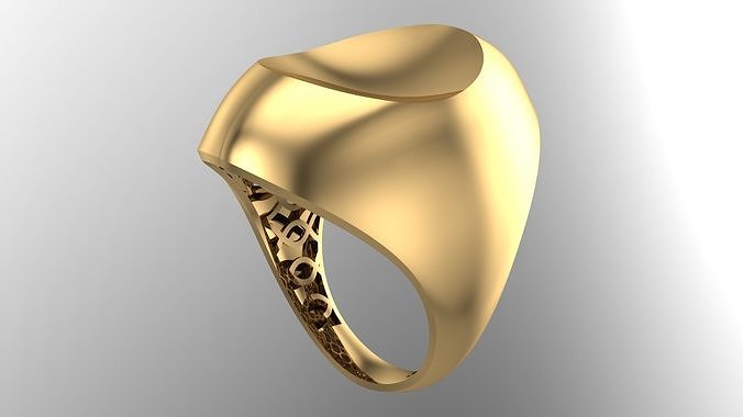 POLISHED FUSION RING-R15- 3D print model