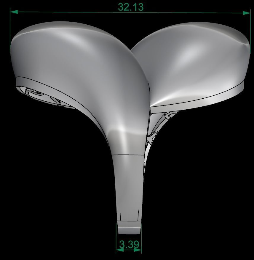 POLISHED FUSION RING-R21- 3D print model_11