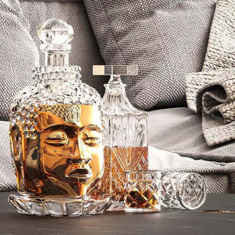 Whisky bottle 3D model