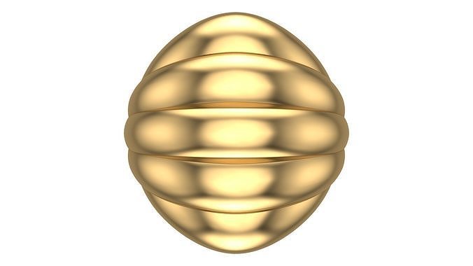 POLISHED FUSION RING-R22- 3D print model