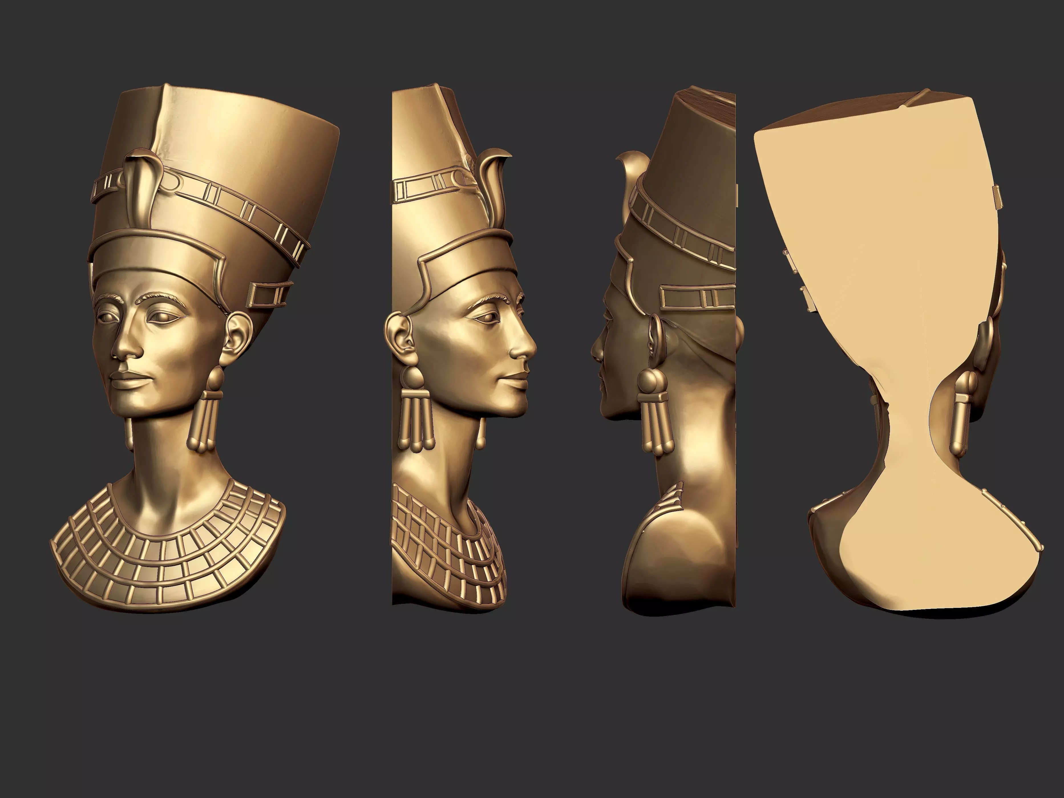 Egyptian Face  Model 3D print model_0