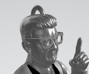 Figurine Jean Luc Melenchon decoration de noel action figure 3D print model_4