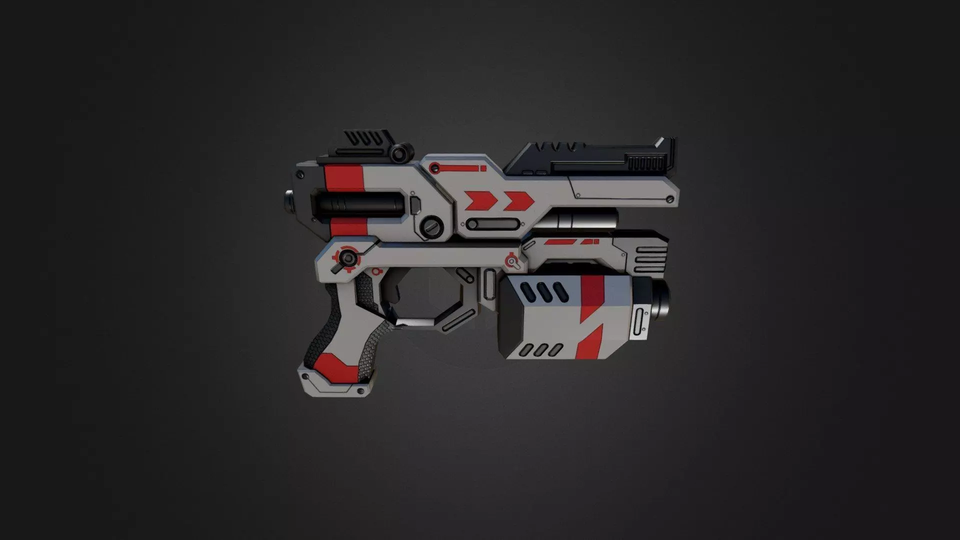 scifi gun Free 3D print model