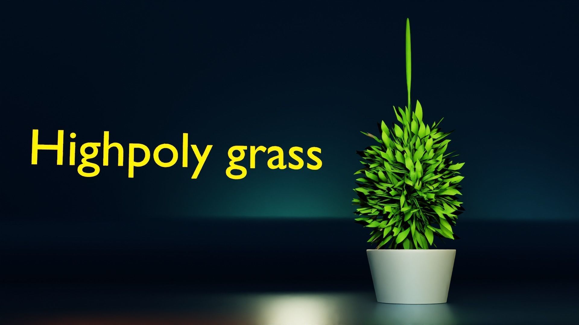 High resolution models of grass 3D model_4