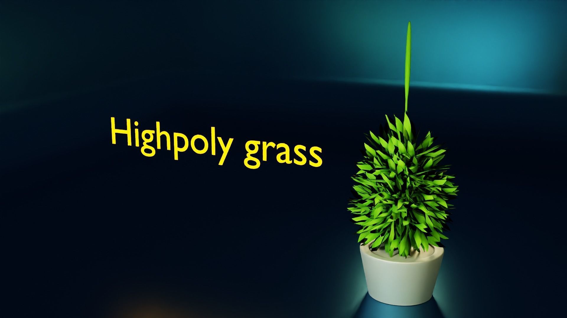 High resolution models of grass 3D model_23