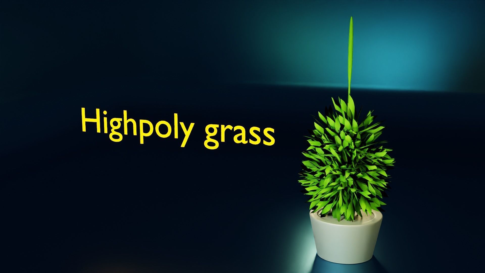 High resolution models of grass 3D model_22