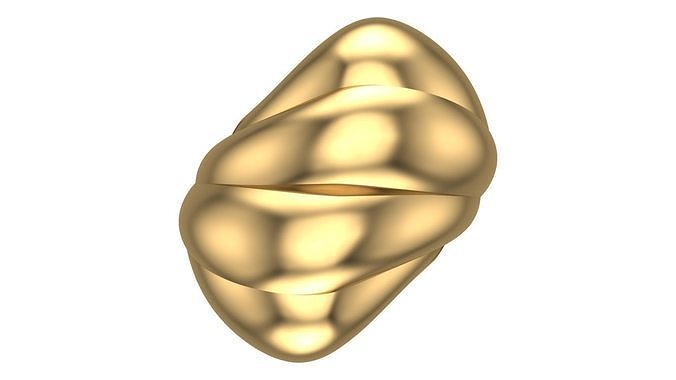 POLISHED FUSION RING-R23 3D print model