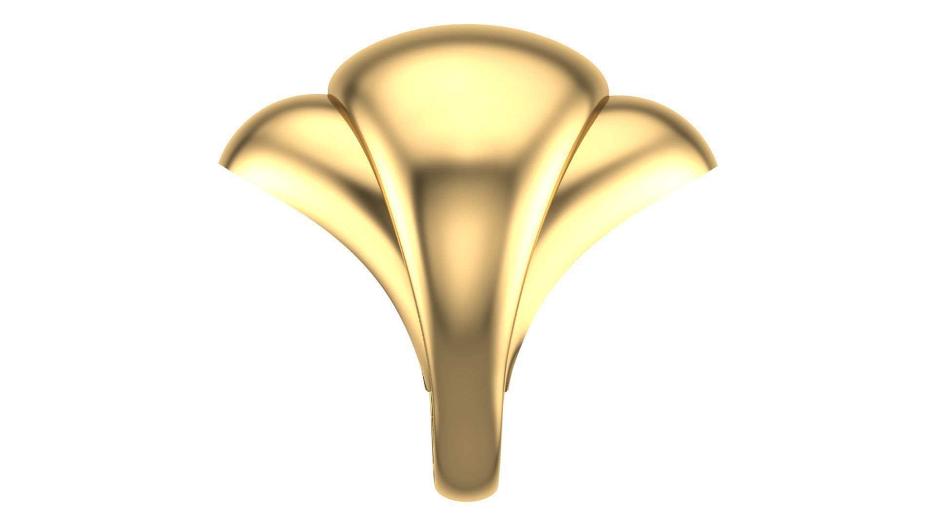 POLISHED FUSION RING-R24- 3D print model_8