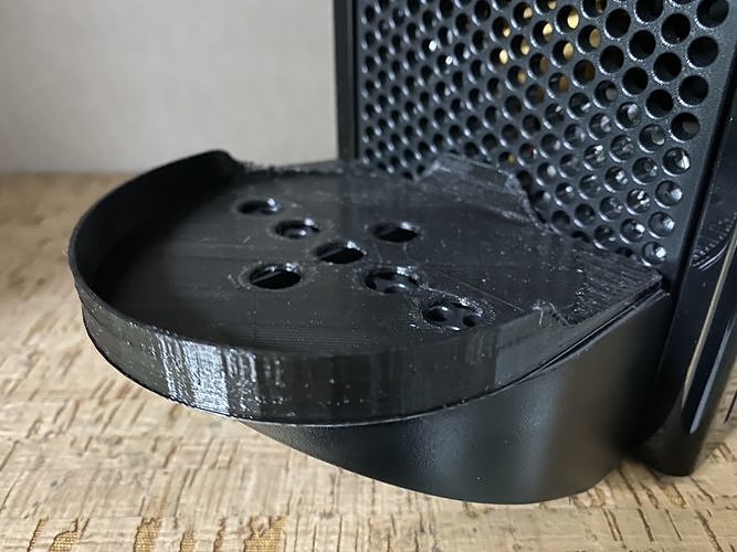 Anti-vibration for larger cups on Nespresso coffee machines 3D print model