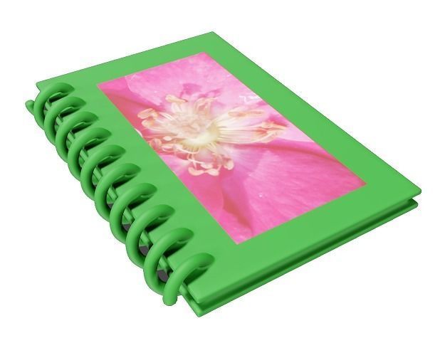 Spectacular Office Diary Low-poly 3D model_1