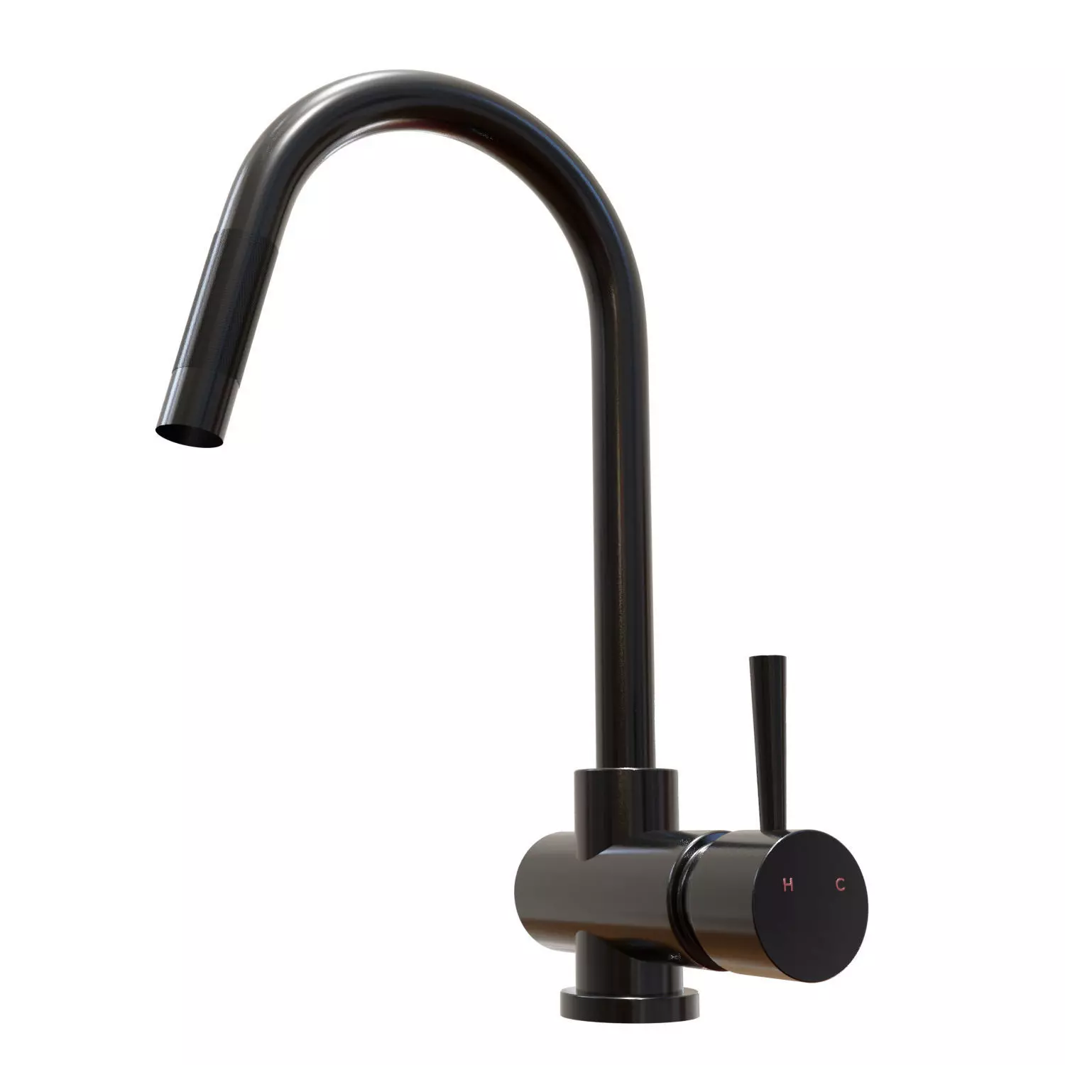 Gramercy Pull Down Single Handle Kitchen Faucet Low-poly 3D model