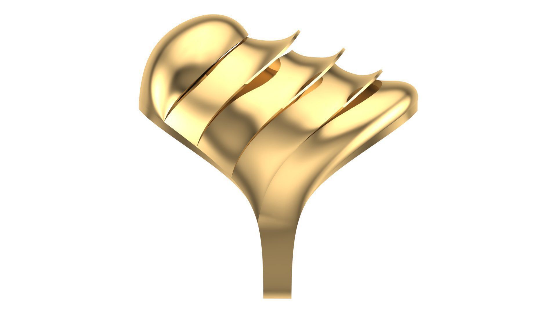 25 PCS POLISHED FUSION RING 3D print model_79