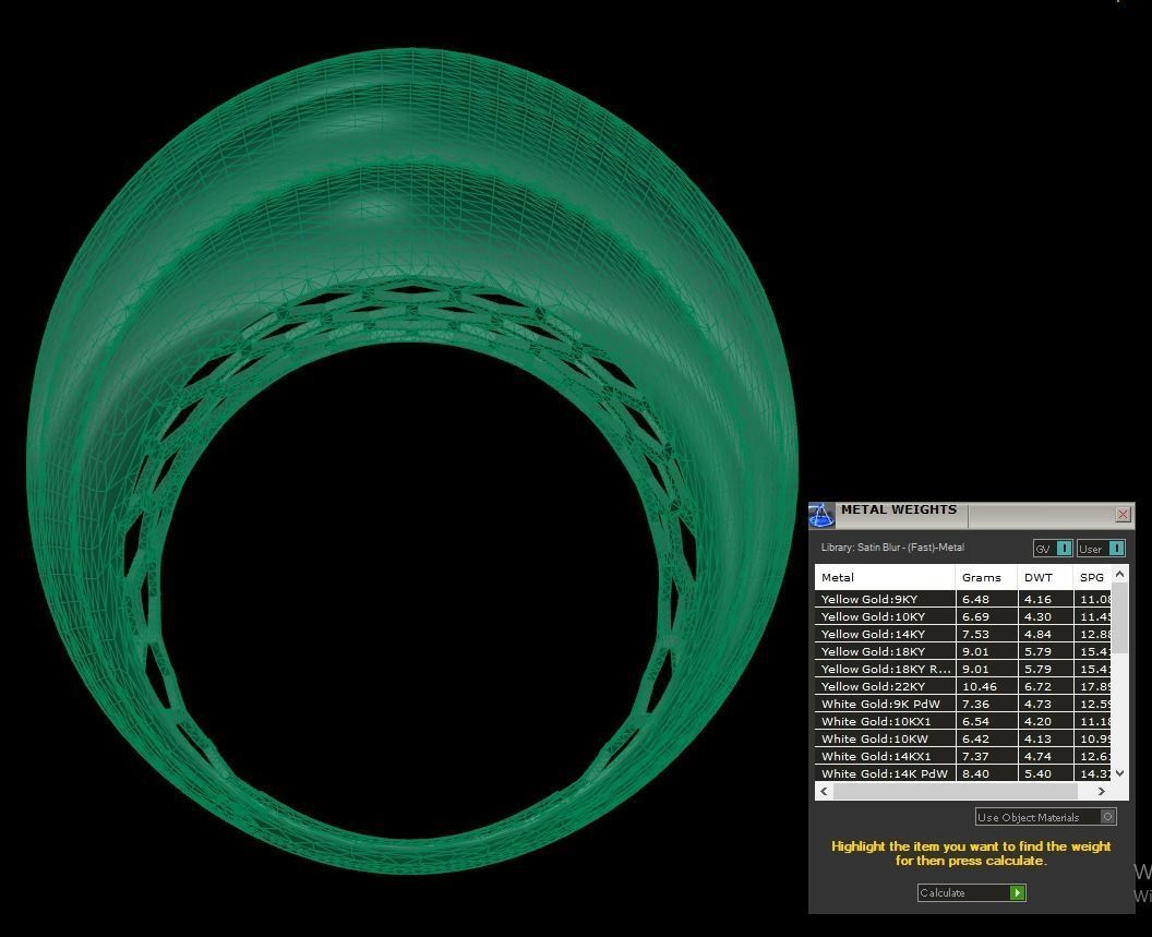 25 PCS POLISHED FUSION RING 3D print model_80