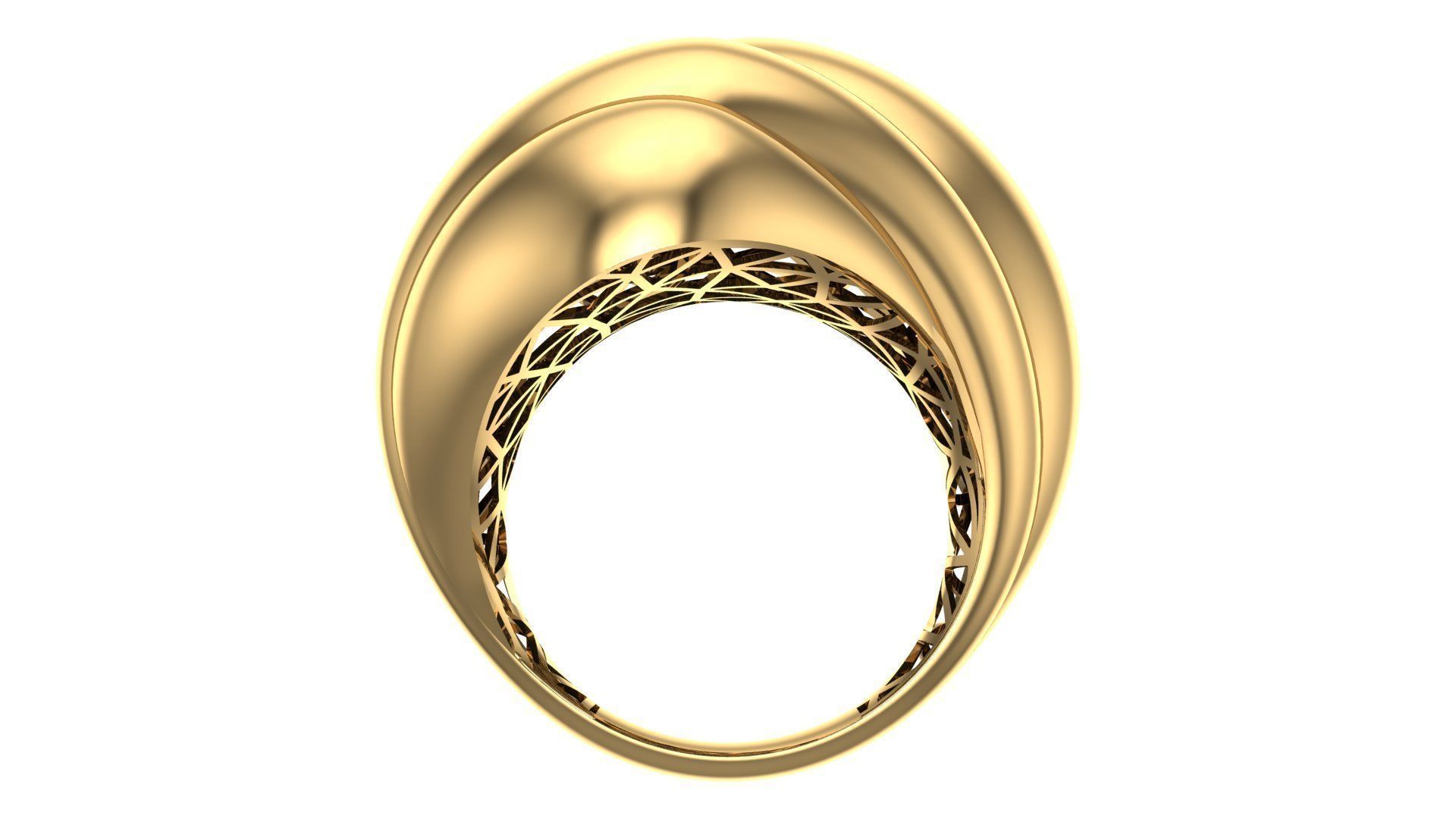 25 PCS POLISHED FUSION RING 3D print model_74