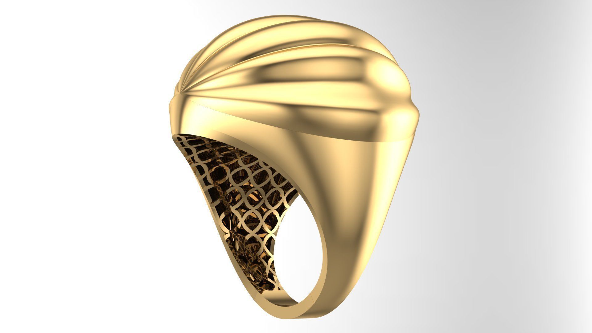 25 PCS POLISHED FUSION RING 3D print model_47