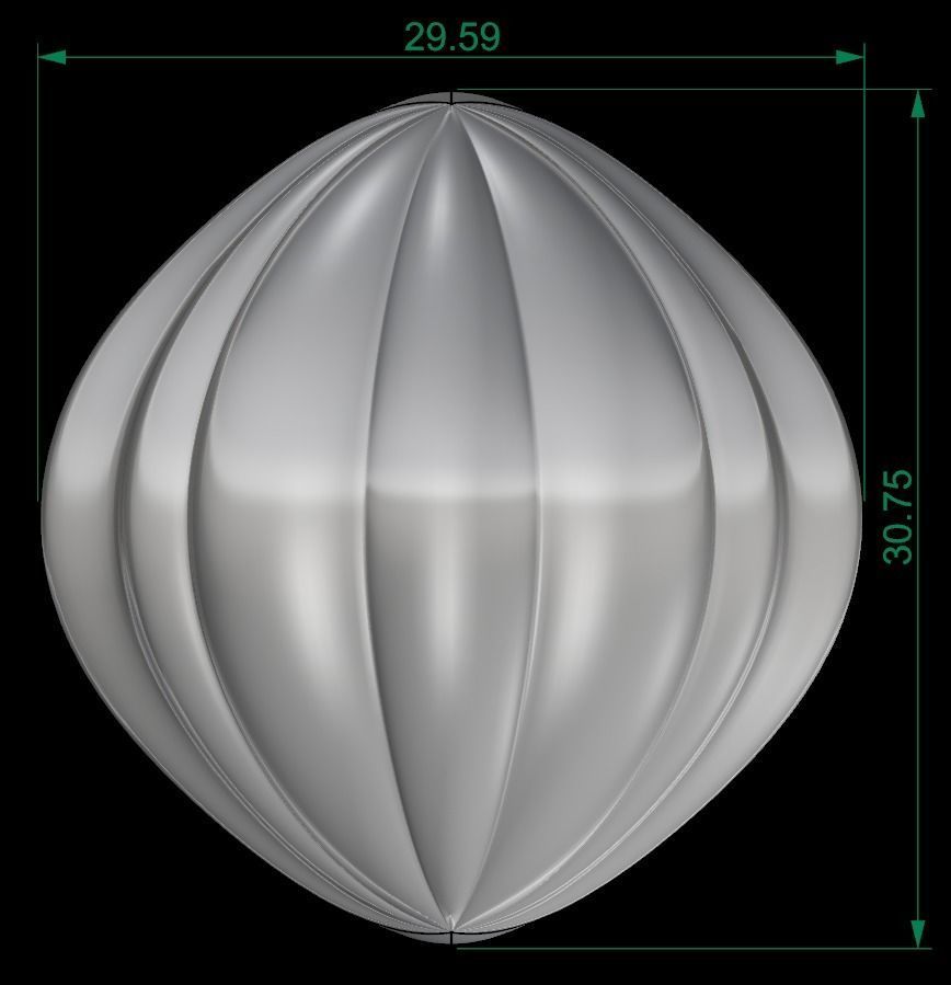 25 PCS POLISHED FUSION RING 3D print model_57