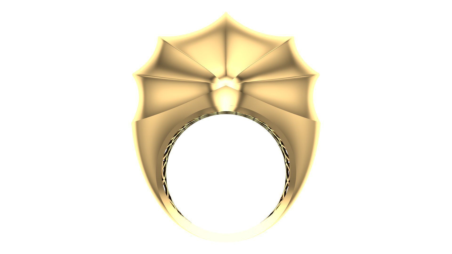 25 PCS POLISHED FUSION RING 3D print model_66