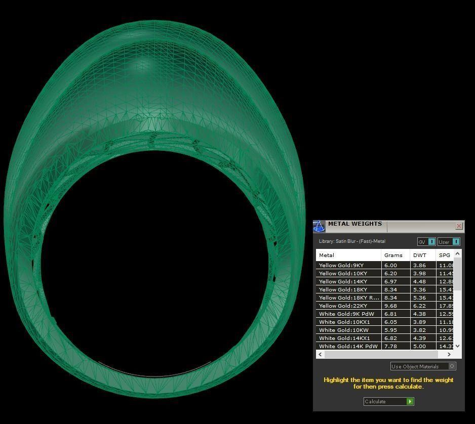 25 PCS POLISHED FUSION RING 3D print model_26