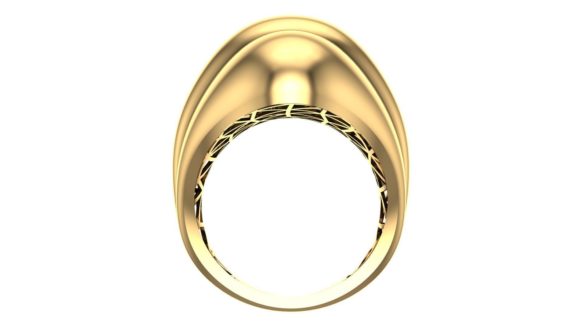 25 PCS POLISHED FUSION RING 3D print model_8