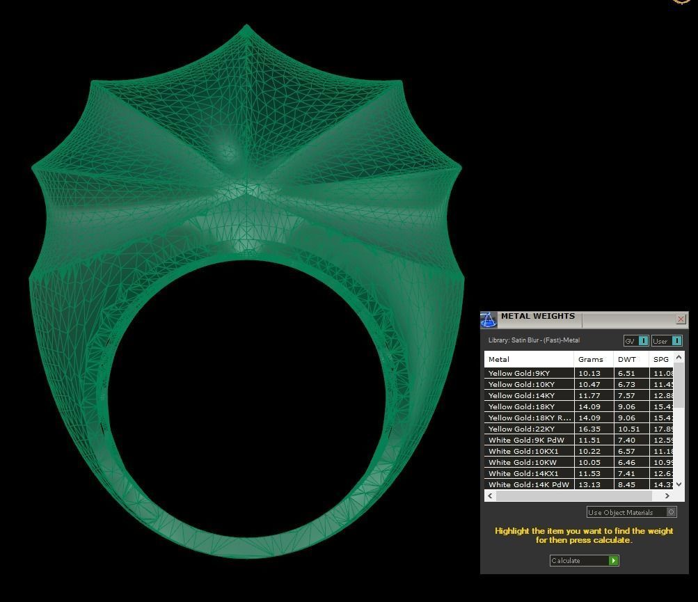 25 PCS POLISHED FUSION RING 3D print model_63