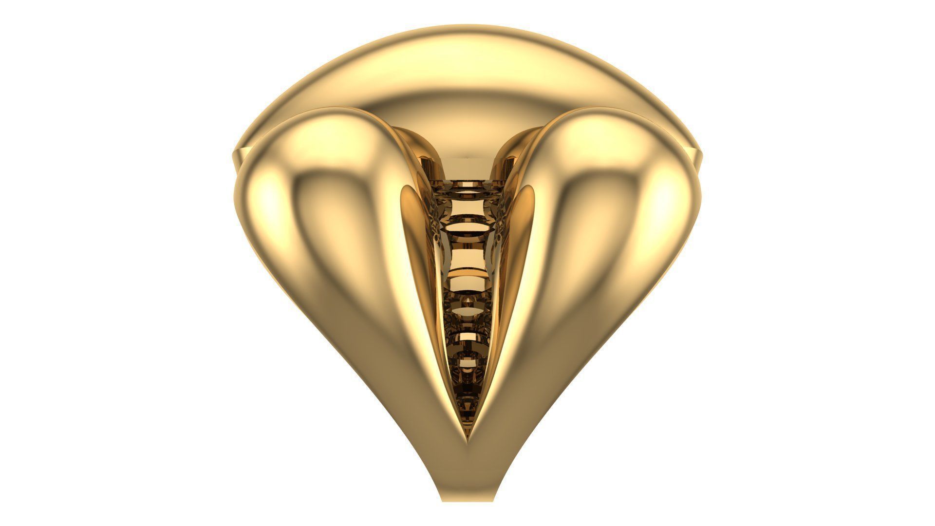 25 PCS POLISHED FUSION RING 3D print model_120