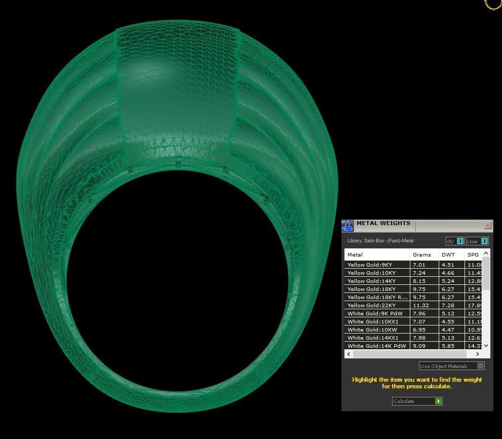 25 PCS POLISHED FUSION RING 3D print model_76