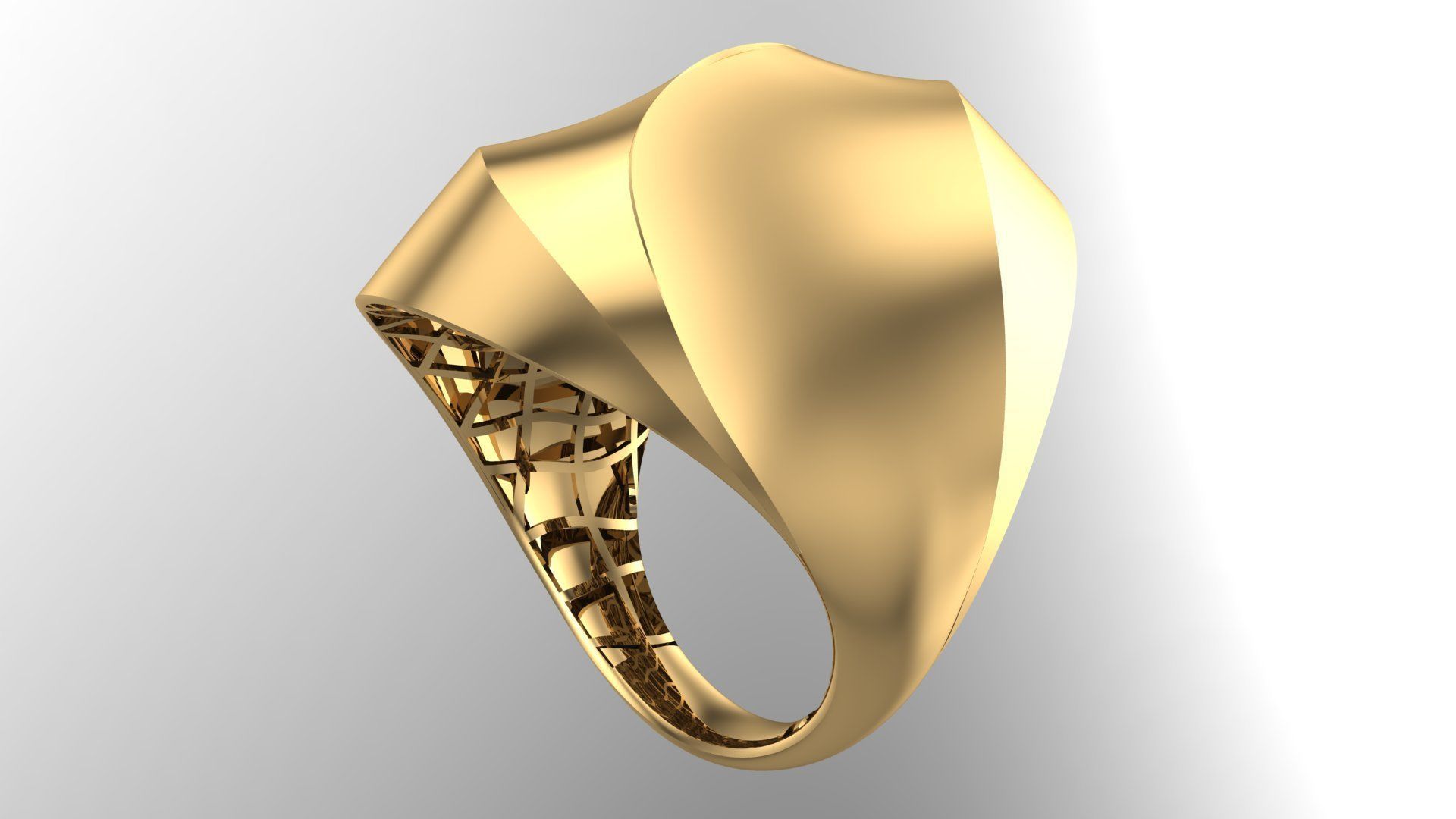 25 PCS POLISHED FUSION RING 3D print model_101