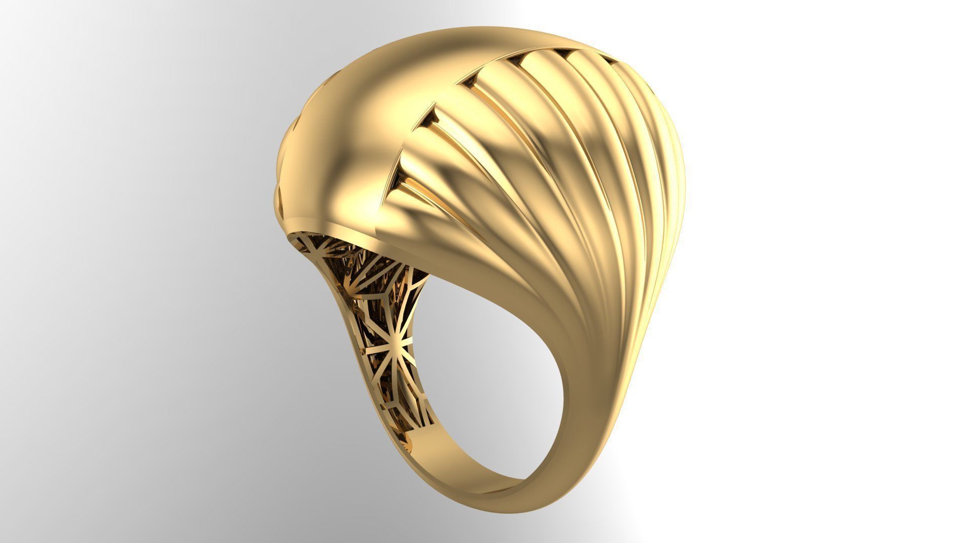 25 PCS POLISHED FUSION RING 3D print model_60