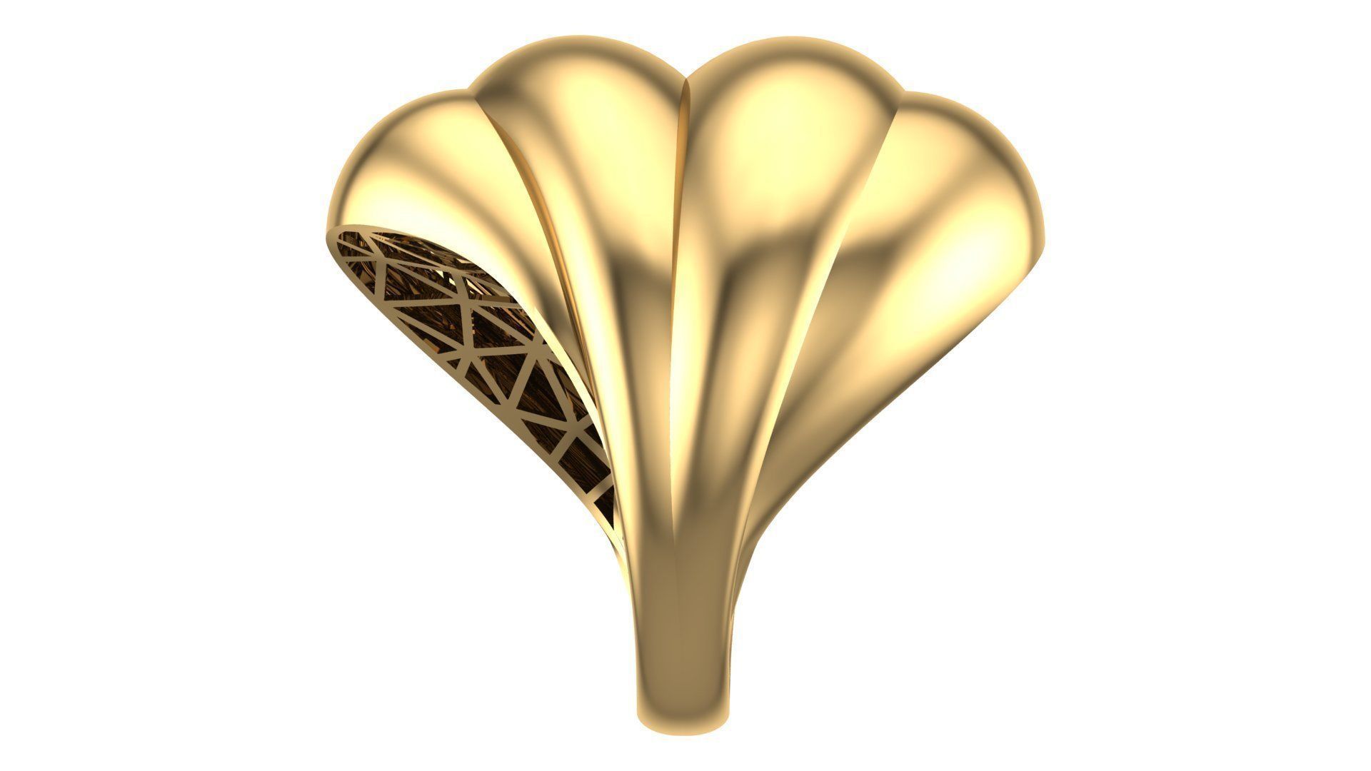 25 PCS POLISHED FUSION RING 3D print model_91