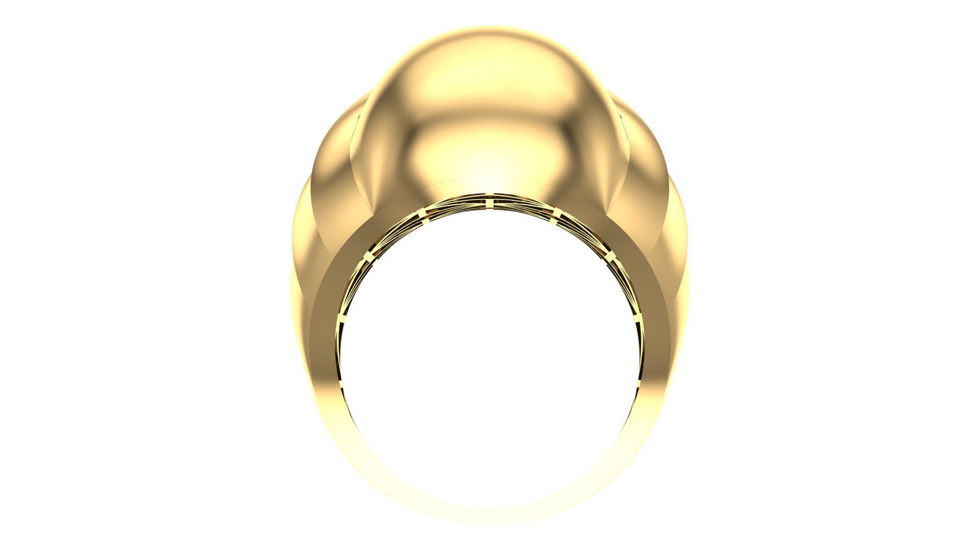 25 PCS POLISHED FUSION RING 3D print model_85