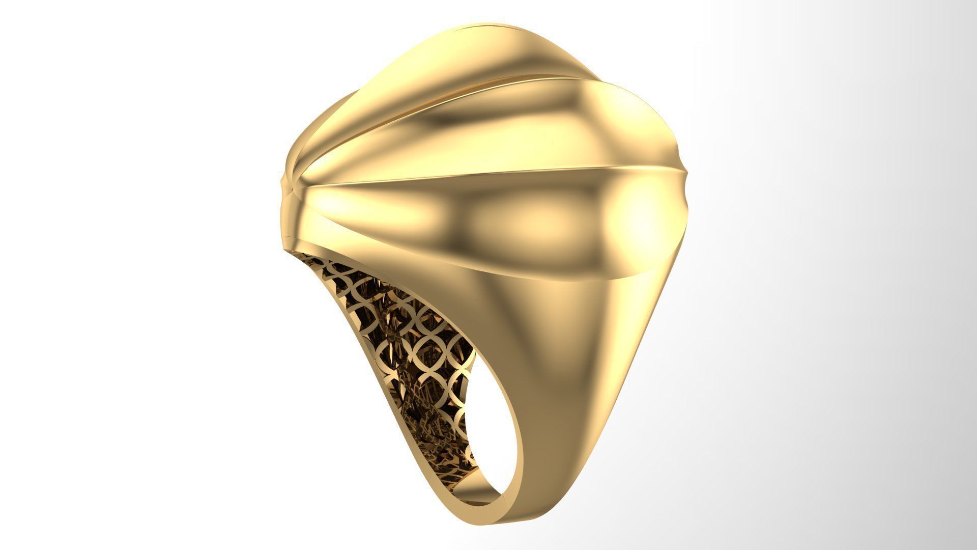 25 PCS POLISHED FUSION RING 3D print model_54