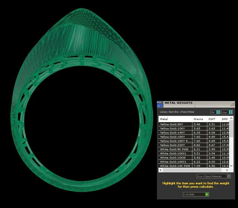 25 PCS POLISHED FUSION RING 3D print model_108