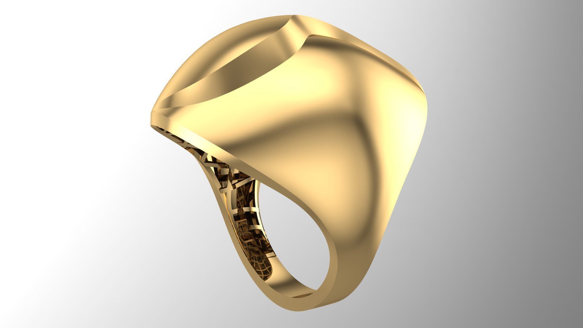25 PCS POLISHED FUSION RING 3D print model_30