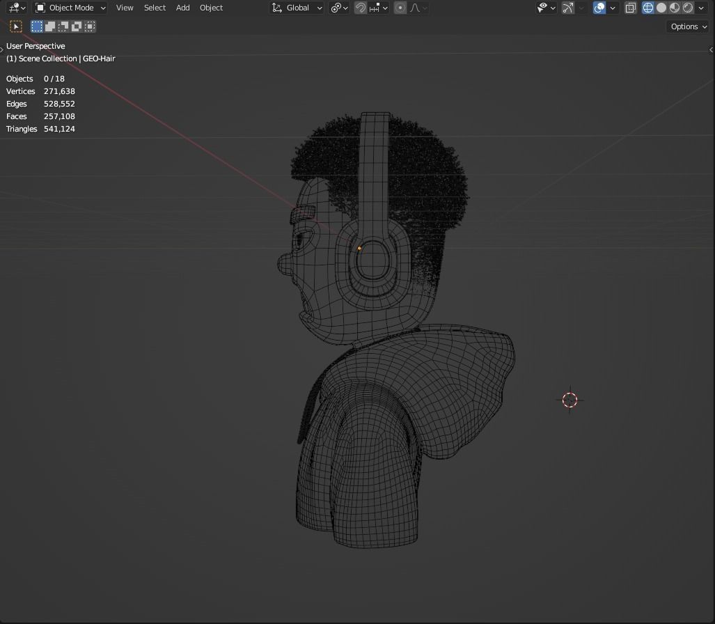 3D NFT Stylized Character Base Template in Blender 3D model_15