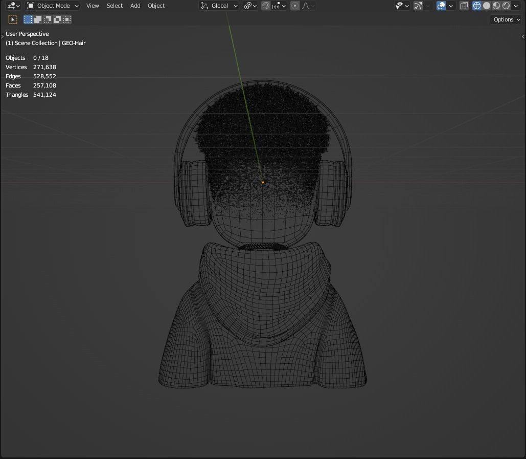 3D NFT Stylized Character Base Template in Blender 3D model_18