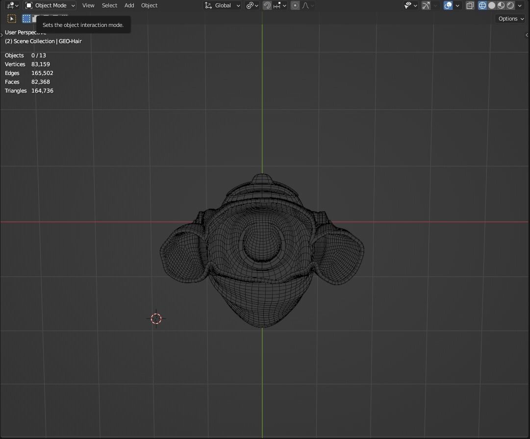 3D NFT Stylized Character Base Template in Blender 3D model_19