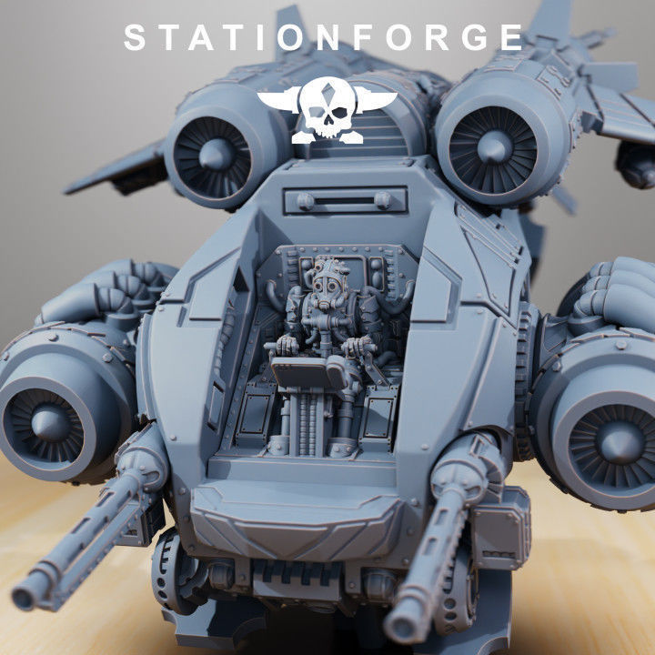 Scavenger Gunship 3D print model_1