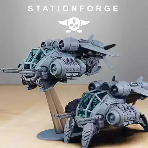 Scavenger Gunship 3D print model