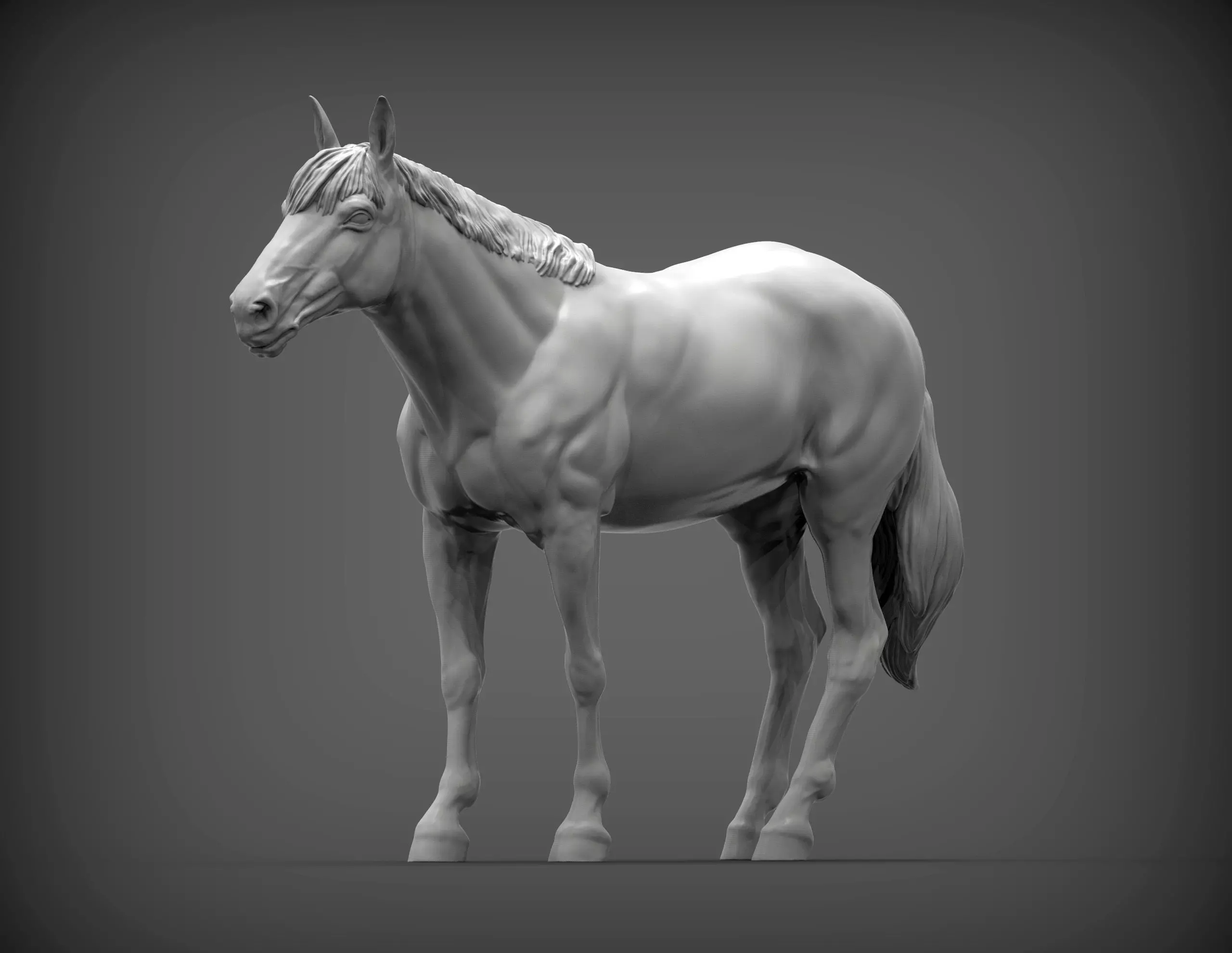 Horse 3D print model 3D print model_0