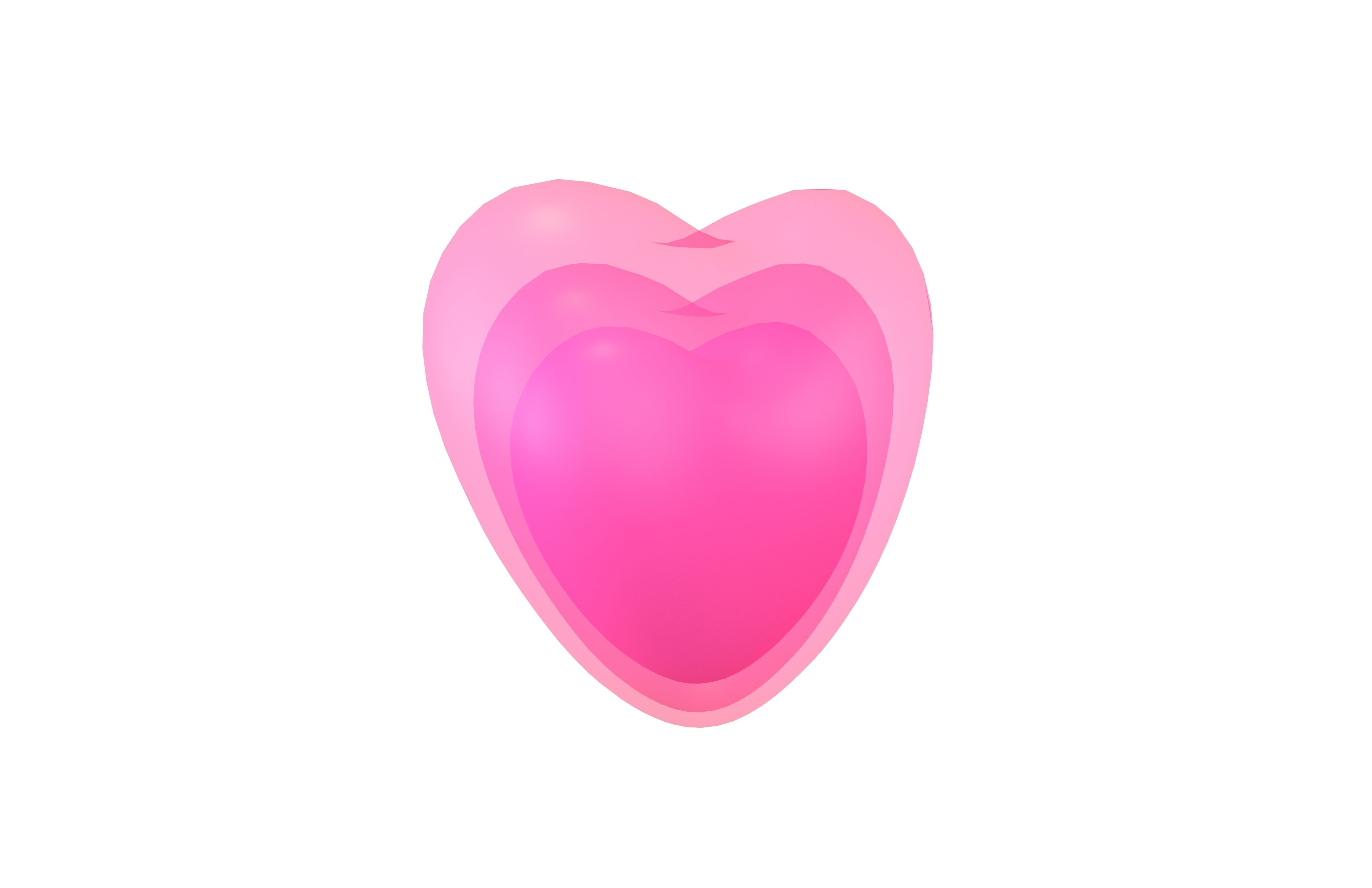 Growing Heart v1 001 Low-poly 3D model_1